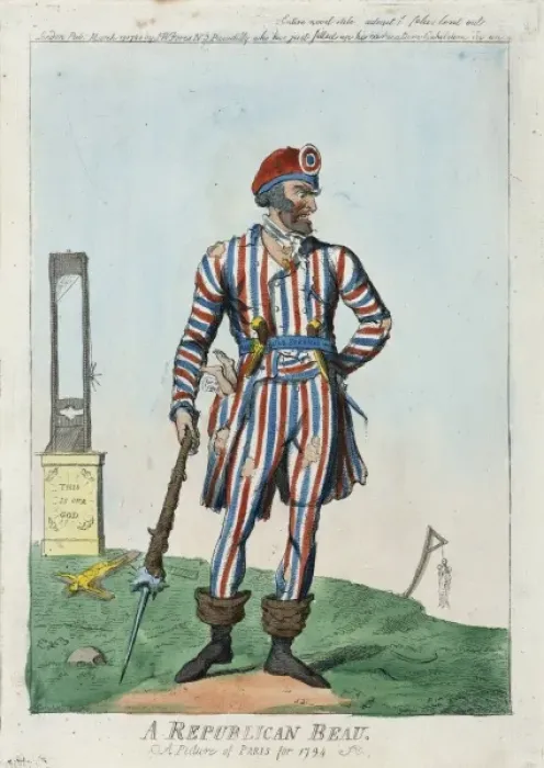 Framed Print : A republican beau - a picture of Paris for 1794 Framed Print : A republican beau - a picture of Paris for 1794