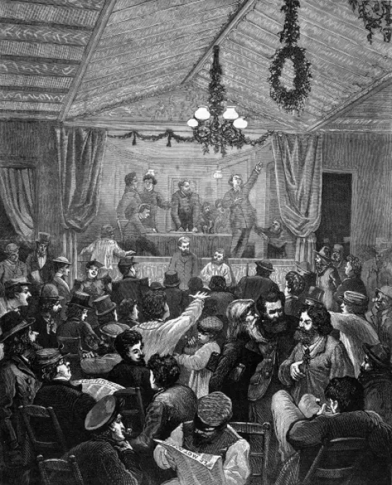 Framed Print : Republican Club, Paris Framed Print : Republican Club, Paris