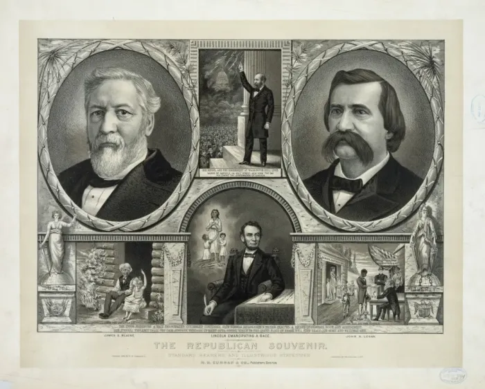 Framed Print : The republican souvenir
