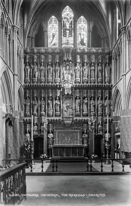 Framed Print : The Reredos of Southwark Cathedral Framed Print : The Reredos of Southwark Cathedral