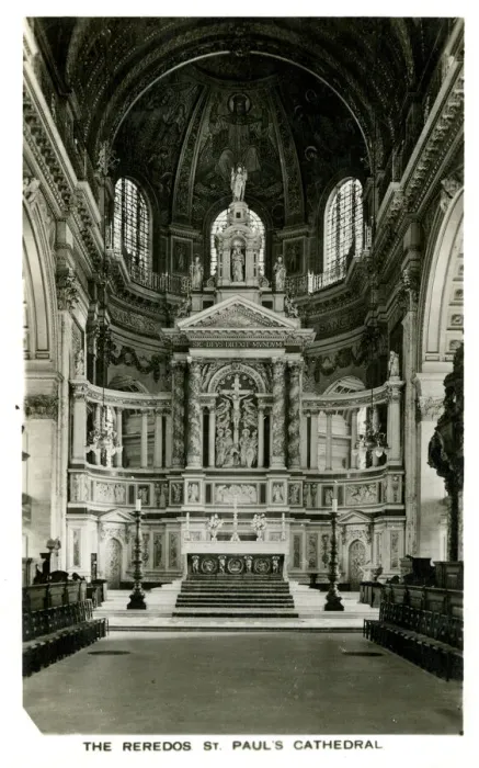 Framed Print : The Reredos, St Pauls Cathedral, London Framed Print : The Reredos, St Pauls Cathedral, London