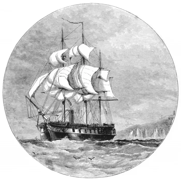Framed Print : Research Ship Challenger Framed Print : Research Ship Challenger