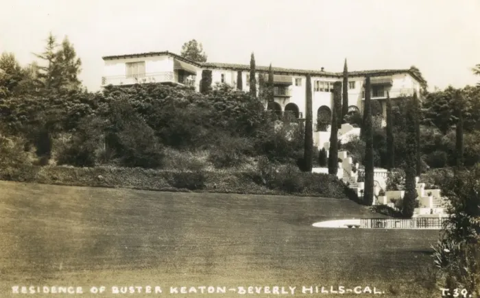 Framed Print : Residence of Buster Keaton, Beverly Hills, USA Framed Print : Residence of Buster Keaton, Beverly Hills, USA