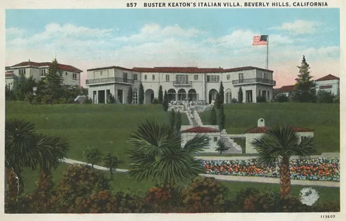 Framed Print : Residence of Buster Keaton, Beverly Hills, USA Framed Print : Residence of Buster Keaton, Beverly Hills, USA