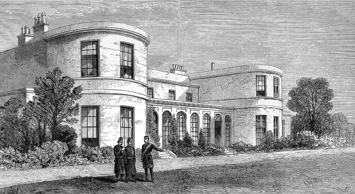 Framed Print : The Residence of the Chief Secretary of Ireland, Phoenix Par Framed Print : The Residence of the Chief Secretary of Ireland, Phoenix Par