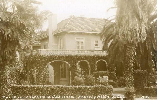 Residence of Gloria Swanson, Beverly Hills, USA