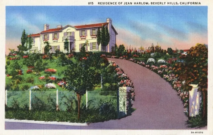 Framed Print : Residence of Jean Harlow, Beverly Hills, California, USA Framed Print : Residence of Jean Harlow, Beverly Hills, California, USA