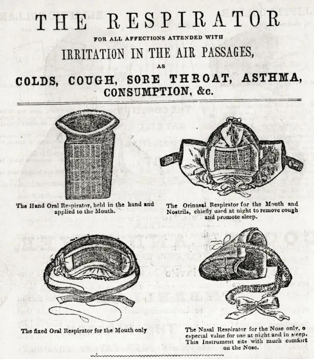 Framed Print : The Respirator for colds, cough, sore throat, etc Framed Print : The Respirator for colds, cough, sore throat, etc