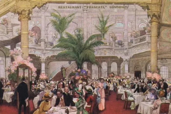 Framed Print : Restaurant Frascati, London Framed Print : Restaurant Frascati, London