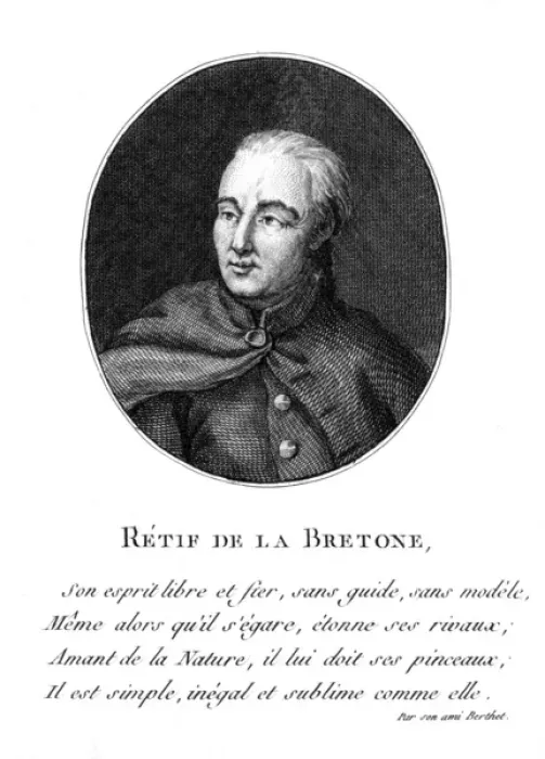 Framed Print : Restif De LA Bretonne Framed Print : Restif De LA Bretonne