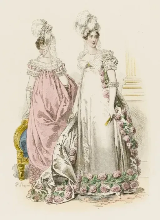 Framed Print : Restoration Court Dress Framed Print : Restoration Court Dress