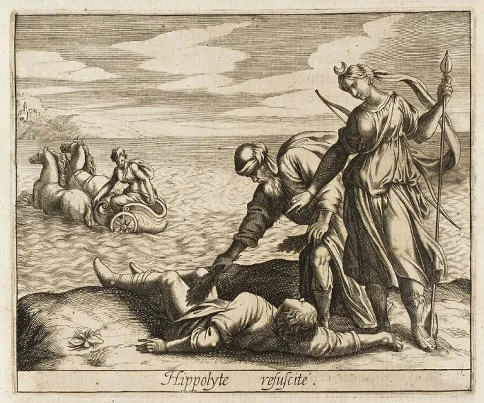 Framed Print : RESTORED BY AESCULAPIUS