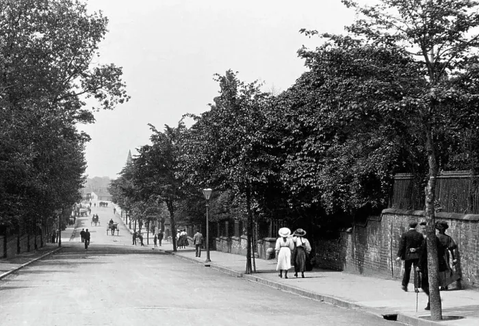 Framed Print : Retford London Road early 1900s Framed Print : Retford London Road early 1900s