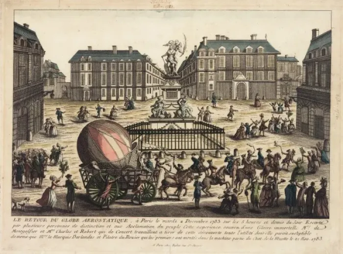 Framed Print : Return of a balloon, Paris Framed Print : Return of a balloon, Paris