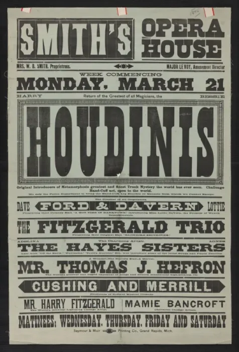 Framed Print : Return of the greatest of all magicians, the Houdinis, Harry Framed Print : Return of the greatest of all magicians, the Houdinis, Harry