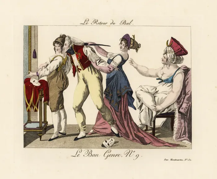 Framed Print : Return from the masked ball Framed Print : Return from the masked ball
