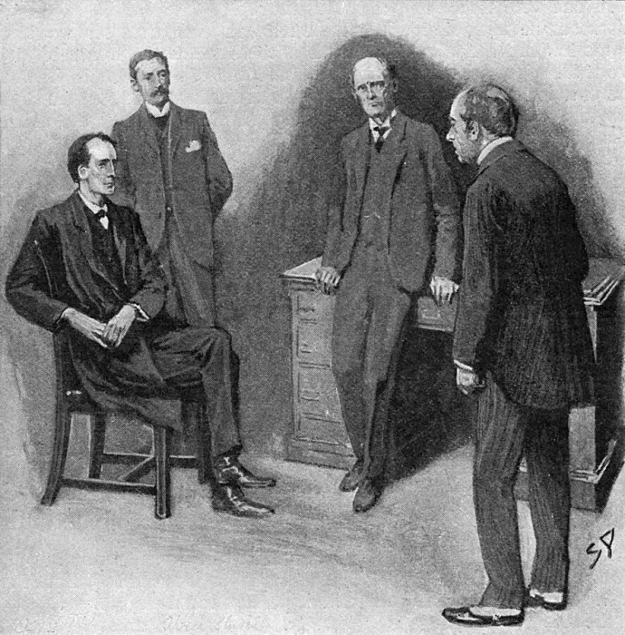 Framed Print : The Return of Sherlock Holmes, the Adventure of the Three Students Framed Print : The Return of Sherlock Holmes, the Adventure of the Three Students