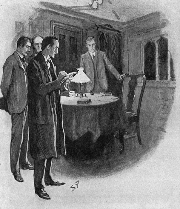 Framed Print : The Return of Sherlock Holmes, the Adventure of the Three Students Framed Print : The Return of Sherlock Holmes, the Adventure of the Three Students