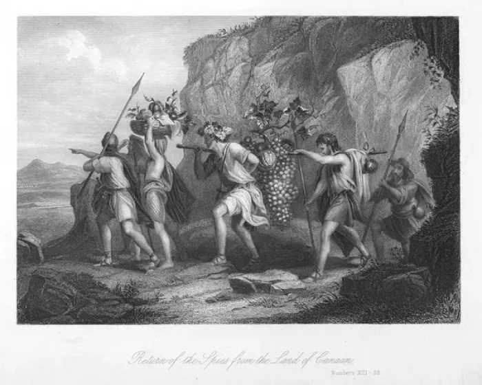 Framed Print : Return of the spies from Canaan Framed Print : Return of the spies from Canaan