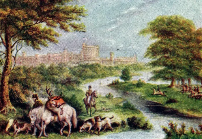 Framed Print : Returning From Hunting, Windsor Framed Print : Returning From Hunting, Windsor