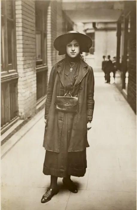 Framed Print : Reuter Telegraph Messenger Girl, London Framed Print : Reuter Telegraph Messenger Girl, London