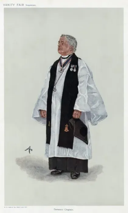 Framed Print : Rev. Canon Frederick A. J. Hervey, Vanity Fair, Ao Framed Print : Rev. Canon Frederick A. J. Hervey, Vanity Fair, Ao
