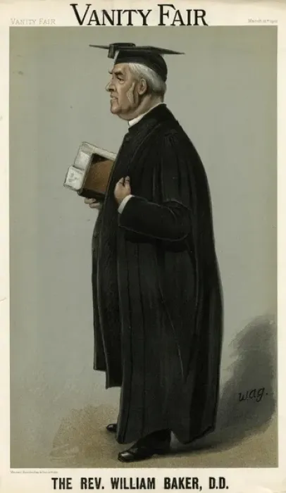 Framed Print : The Rev. William Baker, Vanity Fair, Wag Framed Print : The Rev. William Baker, Vanity Fair, Wag
