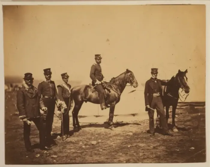 Framed Print : Reverend Mr. Butler & officers of the 47th Regiment Framed Print : Reverend Mr. Butler & officers of the 47th Regiment
