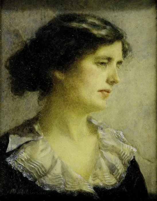 Framed Print : Reverie (1914). Robinson, Anne Marjorie 1858 - 1924. Date: 1914 Framed Print : Reverie (1914). Robinson, Anne Marjorie 1858 - 1924. Date: 1914