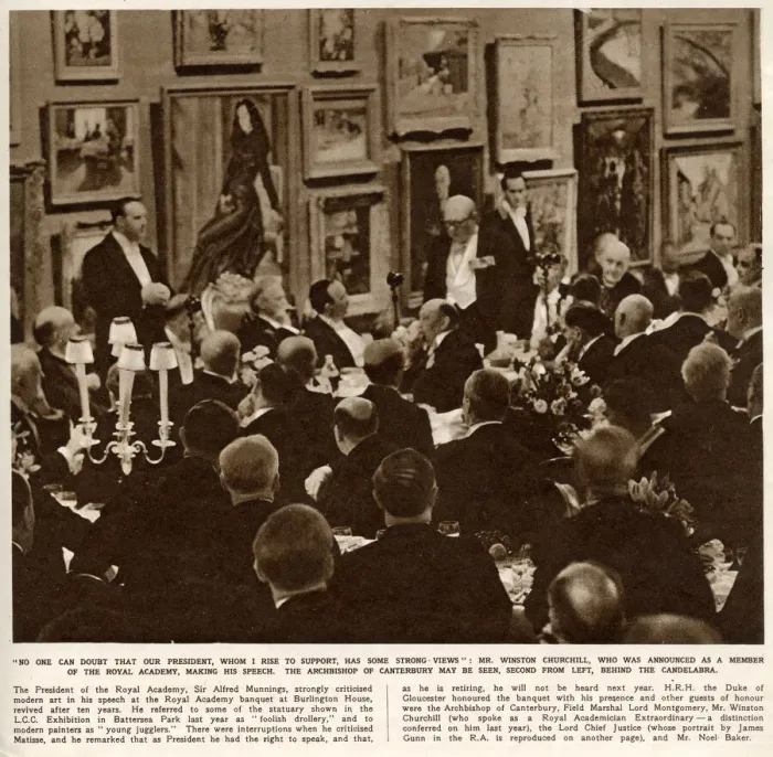 Framed Print : Revival of the Royal Academy Banquet, 1949 Framed Print : Revival of the Royal Academy Banquet, 1949