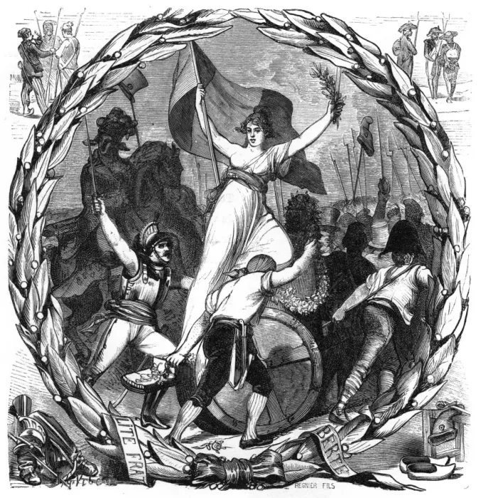 Framed Print : Revolution Allegorised Framed Print : Revolution Allegorised