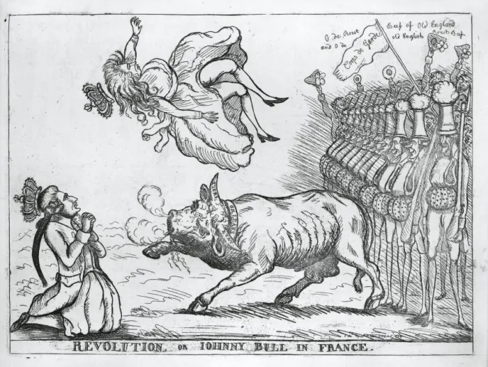 Framed Print : Revolution, or Johnny Bull in France Framed Print : Revolution, or Johnny Bull in France