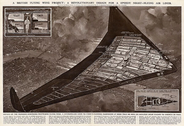 Revolutionary design for air liner by G. H. Davis