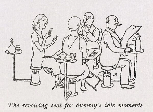 Revolving table seat  /  W H Robinson