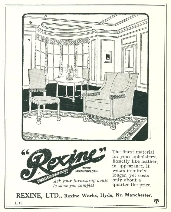 Framed Print : Rexine Ltd Advertisement Framed Print : Rexine Ltd Advertisement