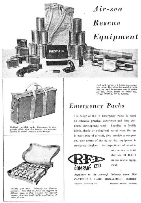 Framed Print : RFD Air-Sea Rescue Equipment Framed Print : RFD Air-Sea Rescue Equipment