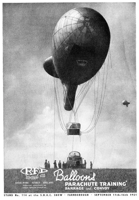 Framed Print : RFD Moored Balloons Framed Print : RFD Moored Balloons