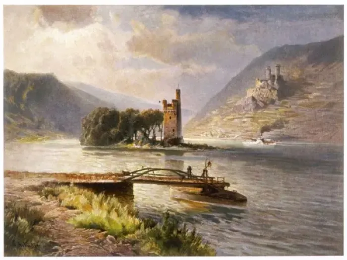 Framed Print : Rhine Myth / Mauseturm Framed Print : Rhine Myth / Mauseturm