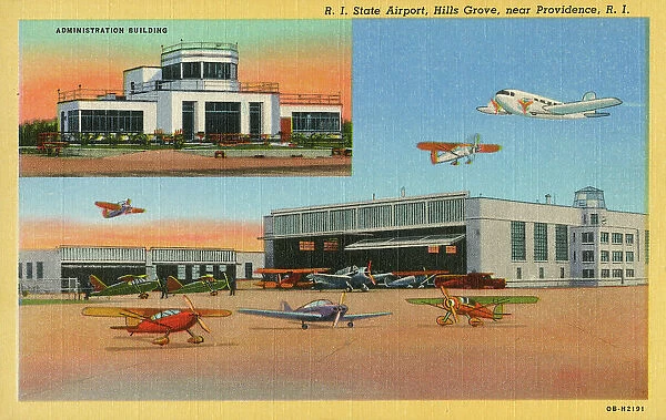 Rhode Island State Airport, Hills Grove, near Providence