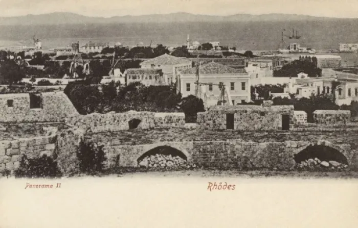 Framed Print : Rhodes - View from the Battlements Framed Print : Rhodes - View from the Battlements