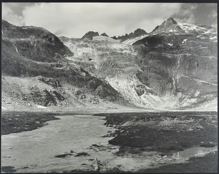 Framed Print : The Rhone Gletscher Framed Print : The Rhone Gletscher
