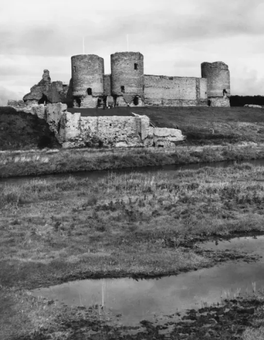 Framed Print : Rhuddlan Castle Framed Print : Rhuddlan Castle