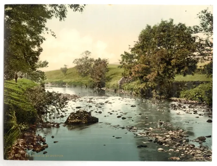 Framed Print : The Ribble at Horton, Yorkshire, England Framed Print : The Ribble at Horton, Yorkshire, England