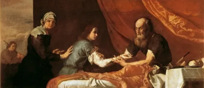 Framed Print : RIBERA, JOS (1588-1652). ISaC Framed Print : RIBERA, JOS (1588-1652). ISaC