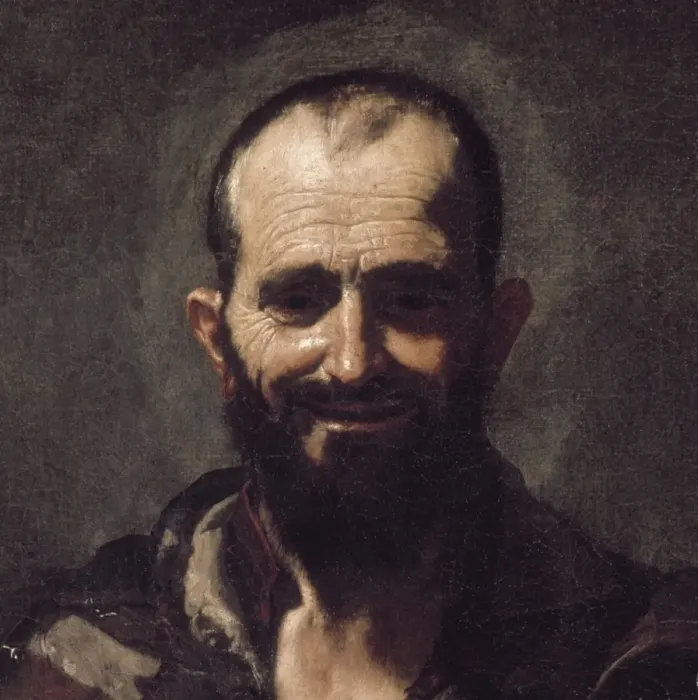Framed Print : RIBERA, Jos頨1588-1652). Democritus. 1630. Detail Framed Print : RIBERA, Jos頨1588-1652). Democritus. 1630. Detail