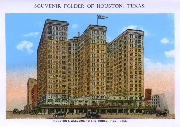 Framed Print : Rice Hotel, Houston, Texas, USA Framed Print : Rice Hotel, Houston, Texas, USA