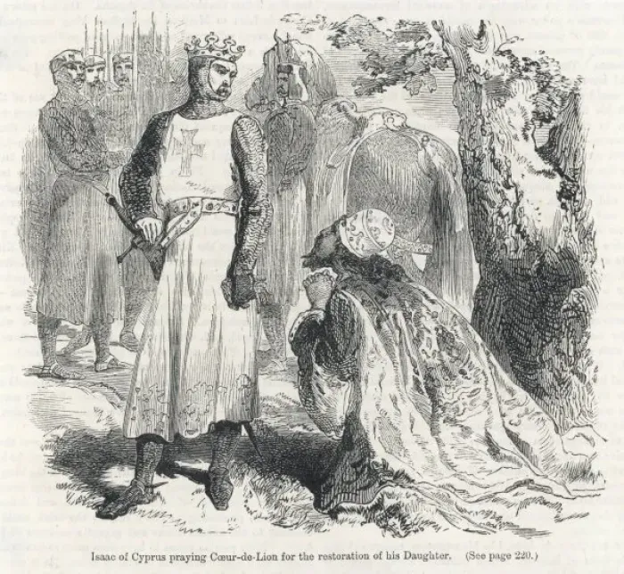 Framed Print : Richard 1 & Isaac / Cyprus Framed Print : Richard 1 & Isaac / Cyprus