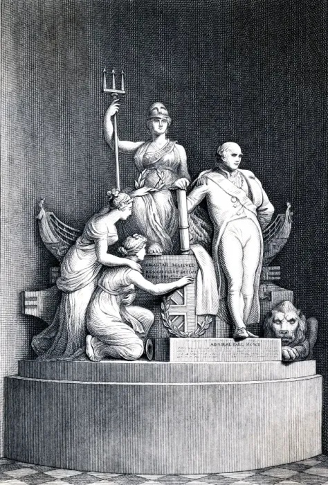 Framed Print : Richard Howe / Flaxman Framed Print : Richard Howe / Flaxman