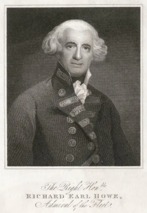 Framed Print : Richard Howe / Wedgwood Framed Print : Richard Howe / Wedgwood