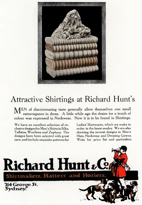 Framed Print : Richard Hunt & Co Advertisement Framed Print : Richard Hunt & Co Advertisement